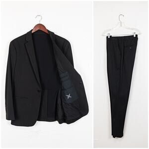 xSuit Performance Travel Suit in black 40S Jacket 32W Stretch